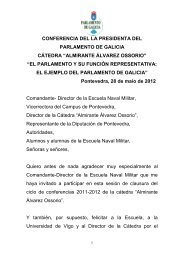 el parlamento y su función representativa - Parlamento de Galicia