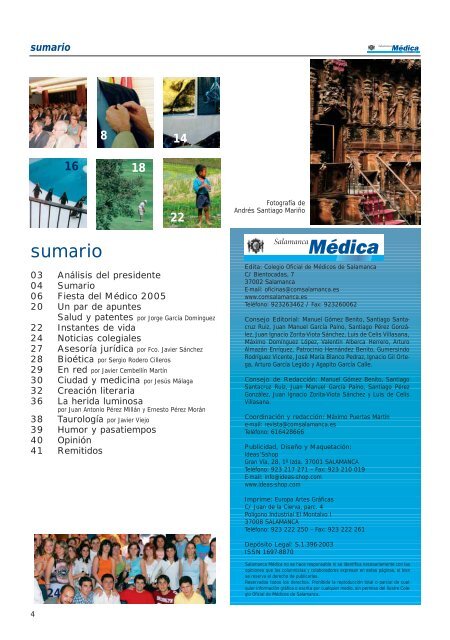 Fiesta del médico - Colegio Oficial de Médicos de Salamanca