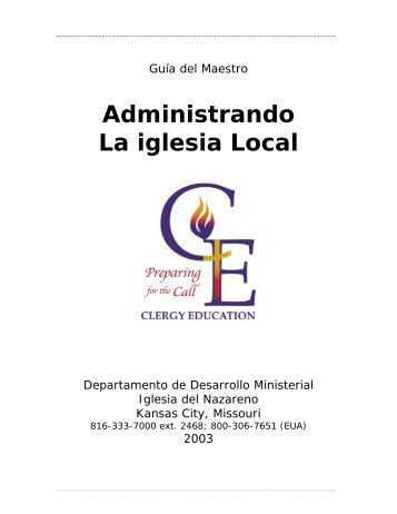Administrando La iglesia Local - Clergy Development