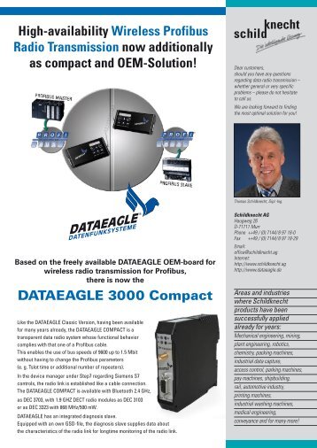 DATAEAGLE 3000 Compact High-availability ... - Schildknecht AG
