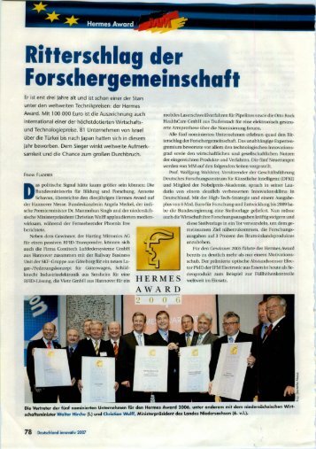 Hermes Award - Schildknecht AG