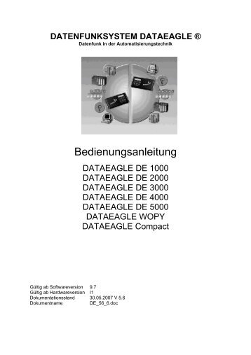 Bedienungsanleitung - Schildknecht AG