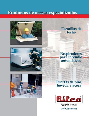 Respiraderos para incendio automáticos - Bilco