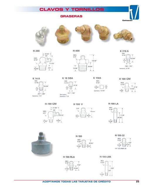 CLAVOS Y TORNILLOS