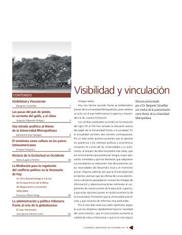 Visibilidad y vinculación - Universidad Metropolitana