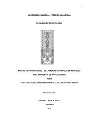 1 universidad nacional federico villarreal facultad de odontología ...