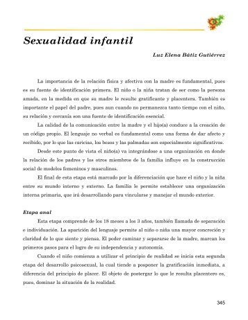 Sexualidad infantil - dgespe