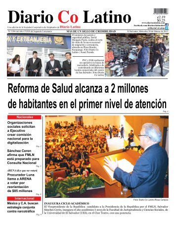 Reforma de Salud alcanza a 2 millones de habitantes en el primer ...