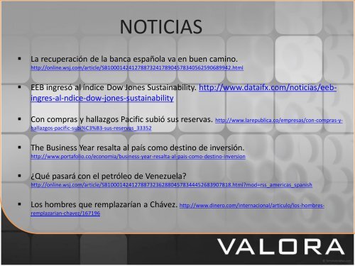 Marzo Semana 2 de 2013 - Valora Inversiones