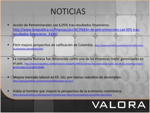 Marzo Semana 2 de 2013 - Valora Inversiones