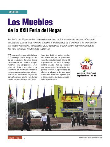 Eventos: Los Muebles (PDF: 301 Kb) - Revista El Mueble y La Madera