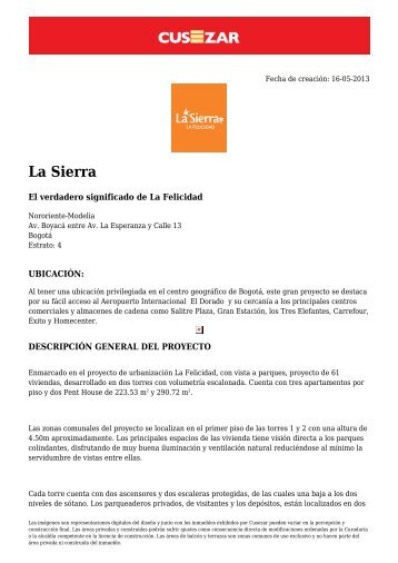 La Sierra - Cusezar