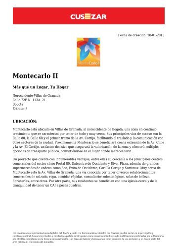 Montecarlo II - Cusezar