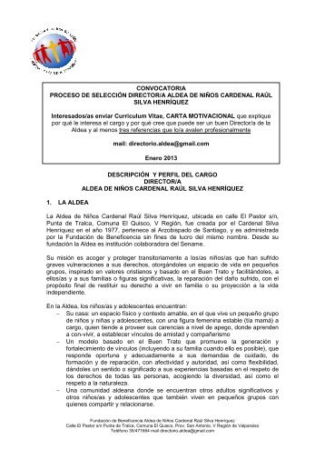 Convocatoria Cargo Director