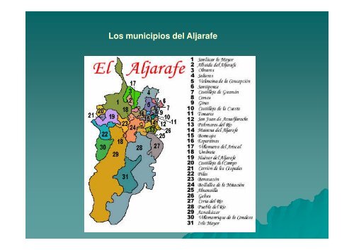 El Aljarafe: Territorio y urbanismo