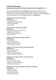 Curriculum S I -Praktische Philosophie - Schiller - Gymnasium Witten