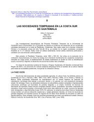 08 LAS SOCIEDADES TEMPRANAS EN LA ... - Asociacion Tikal