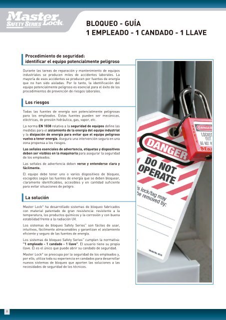 2011 SU LLAVE A LA SEGURIDAD - Master Lock Safety Series