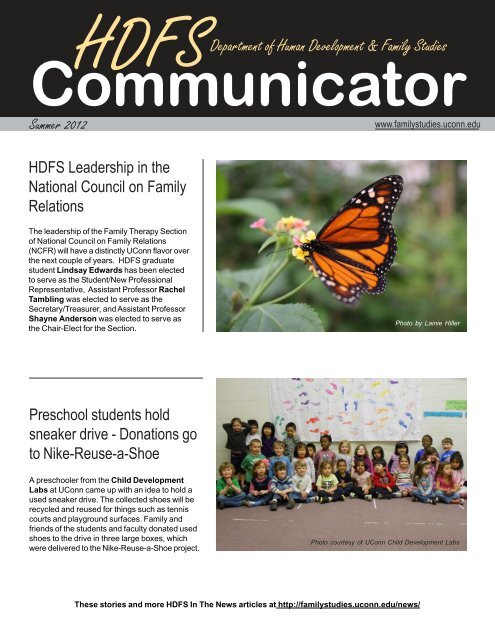 HDFS Communicator, Summer 2012 - Human Development and ...