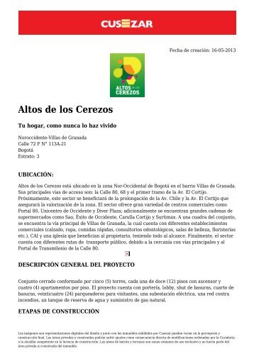 Altos de los Cerezos - Cusezar