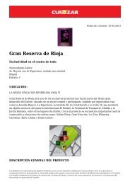 Gran Reserva de Rioja - Cusezar
