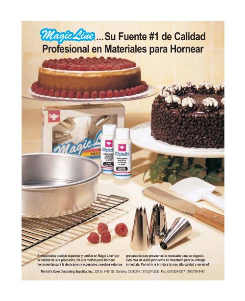 Create Signature Cakes Crea Pasteles Distintivos - Your BakeMark