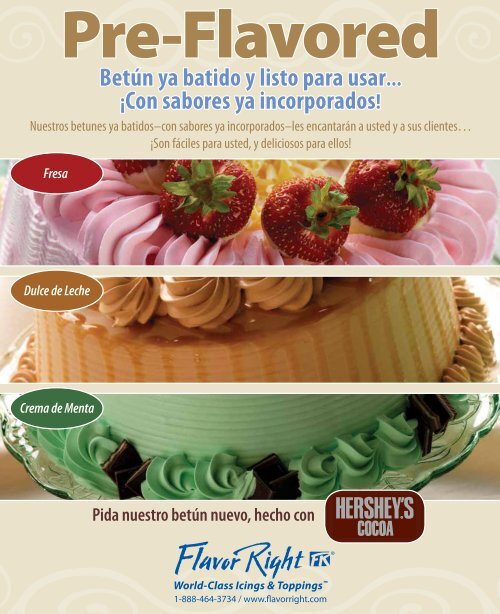 Create Signature Cakes Crea Pasteles Distintivos - Your BakeMark