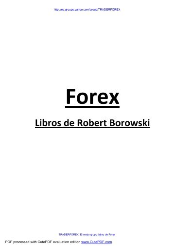 Forex Libros de Robert Borowski - AmaWebs