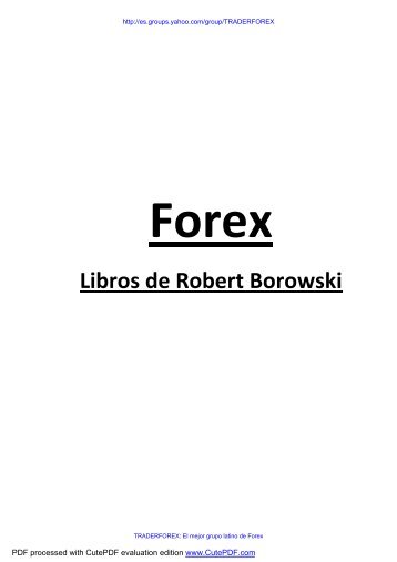 Robert borowski forex sailing