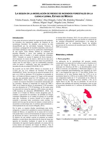 La sequía en la modelación de riesgo de incendios forestales en la ...