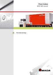 HFE II series - Brochure | Download / (2.14 MB) - AMADA Gmbh