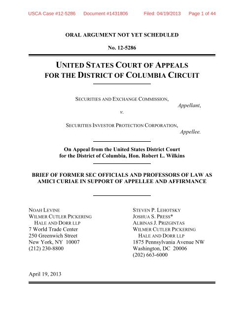 amicus brief - WilmerHale