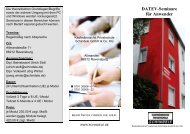 DATEV-Seminare für Anwender - Kaufmännische Privatschule ...