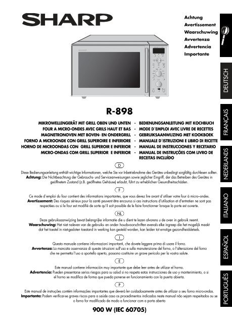 R-898 Operation-Manual ES - Sharp