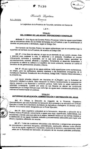 ~ 71'39 - Sitio Oficial de la Provincia de Tucumán