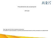 Procedimiento de actualización ATV110 - Airis Support