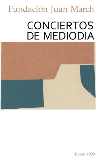 Programa en PDF - Fundación Juan March