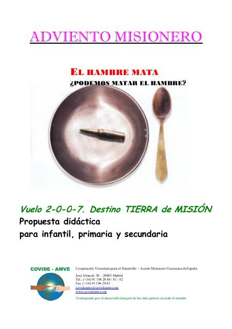 ADVIENTO MISIONERO - Covide-Amve