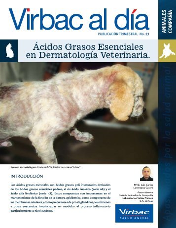 Ácidos Grasos Esenciales en Dermatología ... - Web Veterinaria
