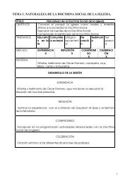 TEMA 1. NATURALEZA DE LA DOCTRINA SOCIAL DE LA IGLESIA.