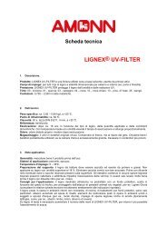 Scheda tecnica LIGNEX® UV-FILTER - COLORIFICIO BRESCIANO