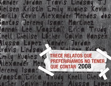 trece relatos que preferiríamos no tener que contar 2008 - Utah ...