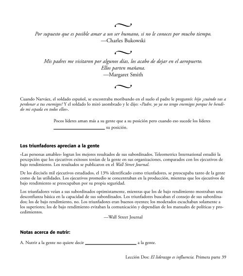 Guía de Trabajo "Desarrolle el Líder que hay en Usted"