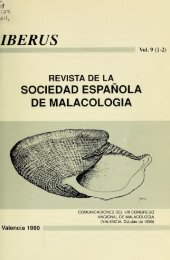 Iberus : revista de la Sociedad Española de Malacología - redmic