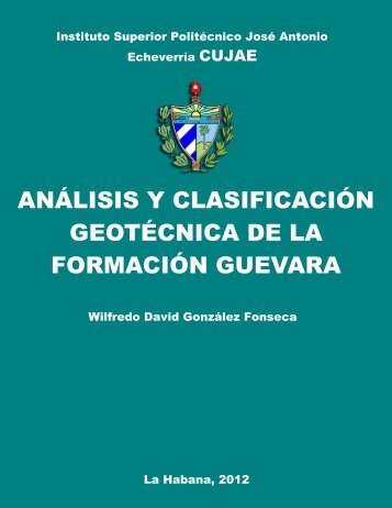 Análisis y clasificación geotécnica de la formación Guevara