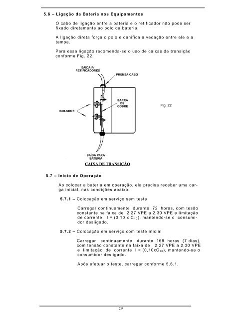 manual de instalação, operação e manutenção baterias - Enersystem