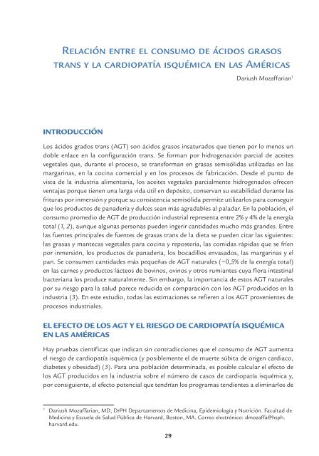 Aceites Saludables y la Eliminación de Ácidos Grasos Trans de ...