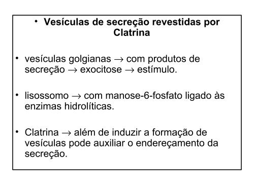 Lisossomos - Departamento de Biologia - UFC