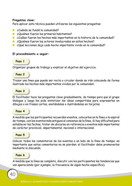 Diagnóstico y Planificación Comunitaria - Asociación Los Andes de ...