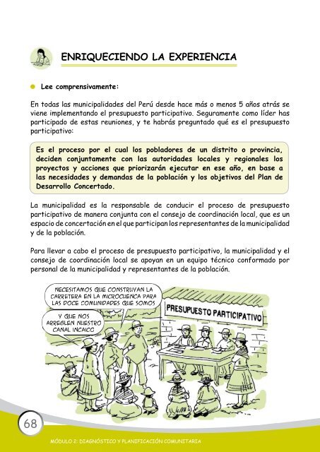 Diagnóstico y Planificación Comunitaria - Asociación Los Andes de ...